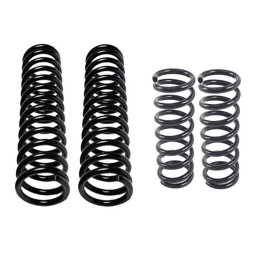 Mercedes Coil Spring Kit - Front and Rear Front Standard and Rear Heavy Duty 1233213904 - Lesjofors 4007512KIT